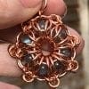 Bead Capture Chain Maille Pendant Tutorial