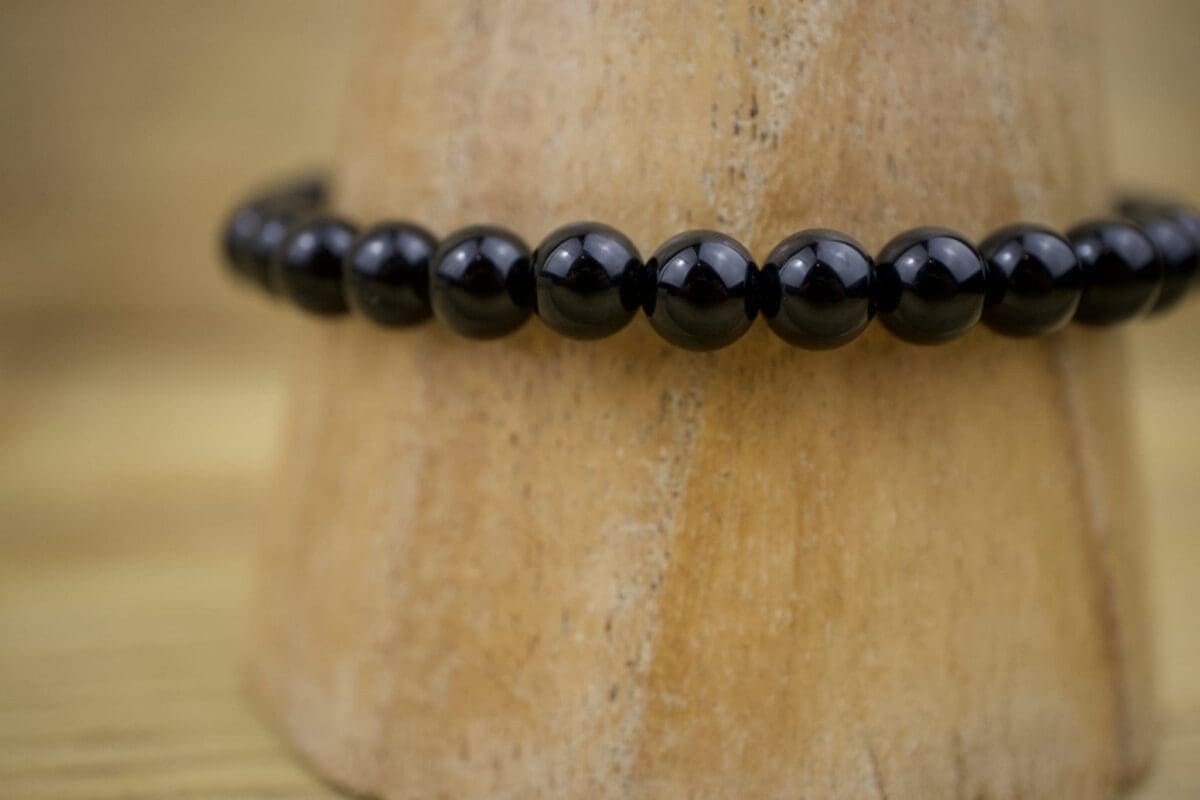 Chakra and Sterling Spacer Stretch Bracelet - Image 5