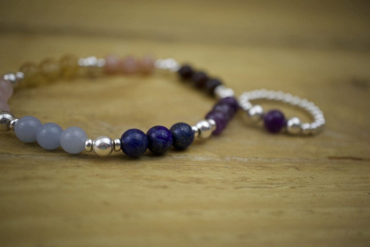 Chakra Bracelet and Ring kit with Sterling Silver - Image 9