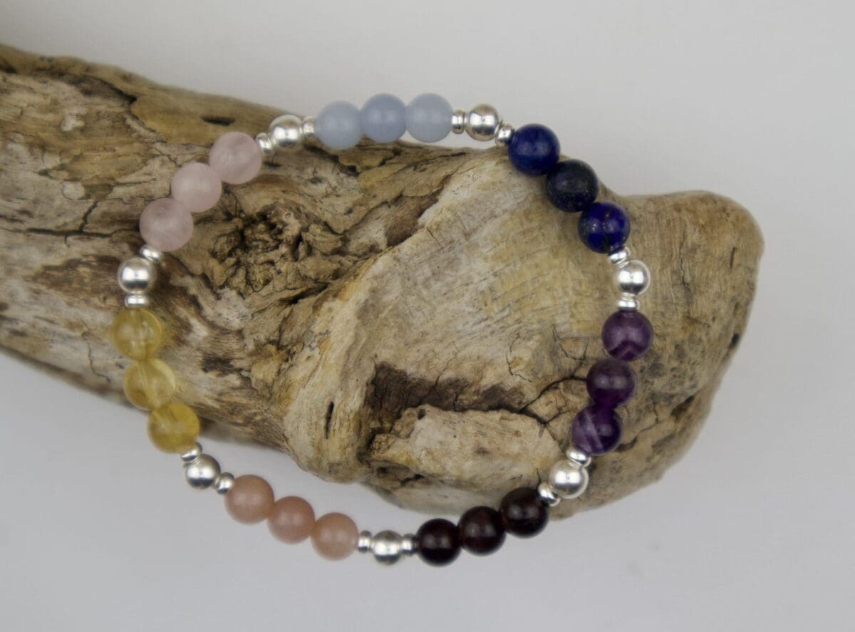 Chakra Bracelet and Ring kit with Sterling Silver - Image 7