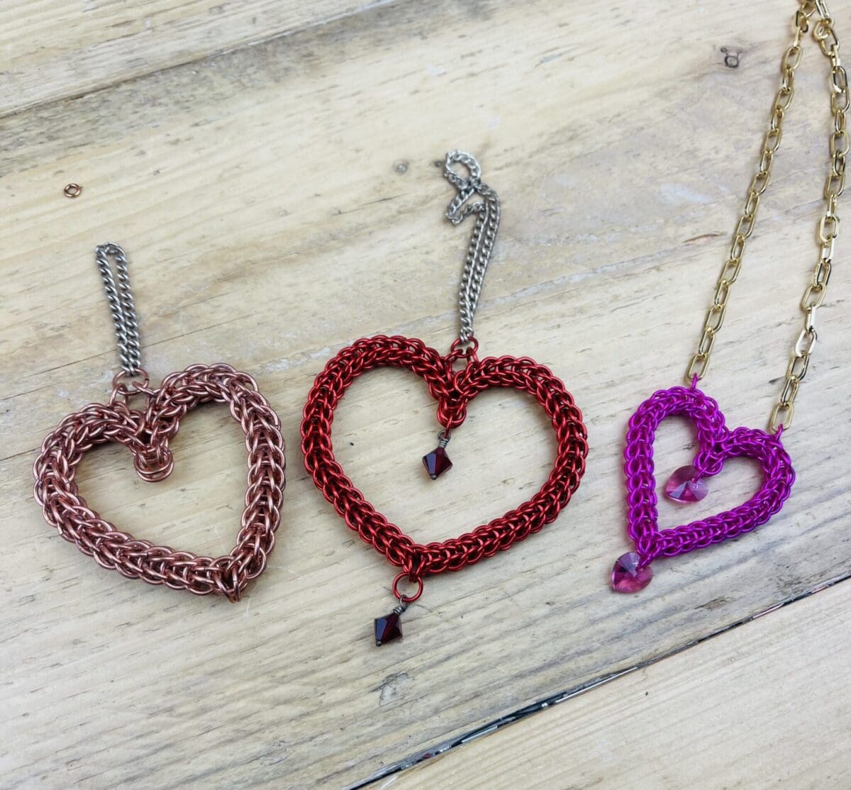Heart Chain Maille Tutorial