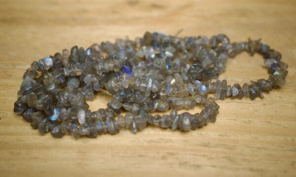 3x5mm Labradorite Chips 80cm Strand