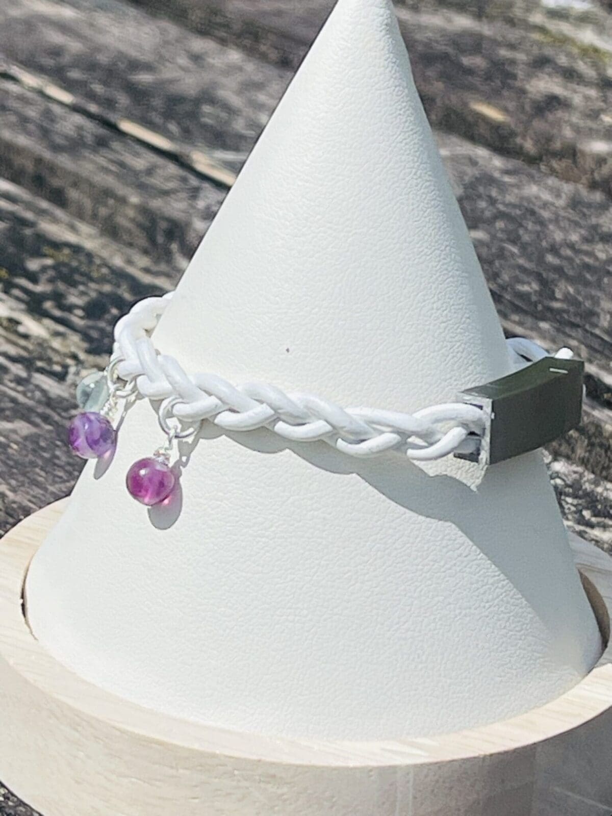 Leather and Feather Fluorite Bracelet Kit - Image 3
