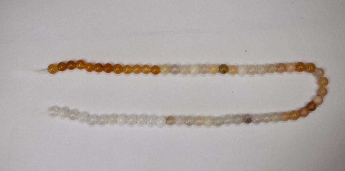 Ombre Peach Aventurine 6mm Rounds